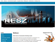 Tablet Screenshot of hesz.nl